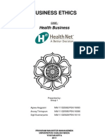 Kasus Health Business - Etika Bisnis