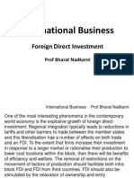International Business: Foreign Direct Investment