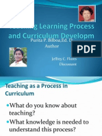 Teaching Learning Process and Curriculum Development
