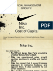Nike inc cost of capital case study solution