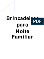 Brincadeiras para Noite Familiar