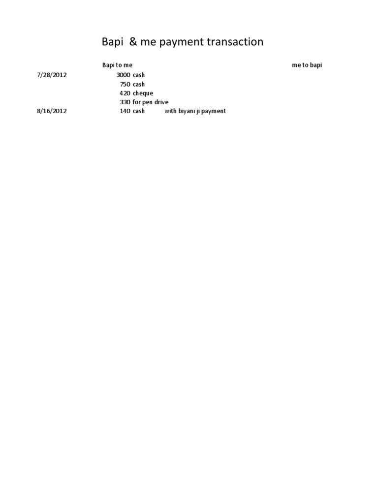 Bapi | PDF