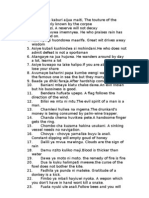 Swahili Proverbs and Their Meanings | PDF