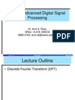 EE 802-Advanced Digital Signal Processing: Dr. Amir A. Khan Office: A-218, SEECS 9085-2162 Amir - Ali@seecs - Edu.pk
