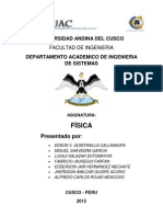 Universidad Andina Del Cusco Ingenieria de Sistemas
