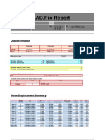 STAAD - Pro Report: Job Information