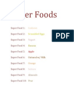 10 Super Foods