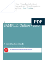 SAMPLE: Online Video: A Best Practice Guide