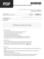 Fcc 2012 Dpe Pr Defensor Publico Prova