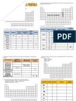 ACTIVIDADES SOBRE TABLA PERIÓDICA 2do