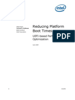 Reducing Platform Boot Times: UEFI-based Performance Optimization