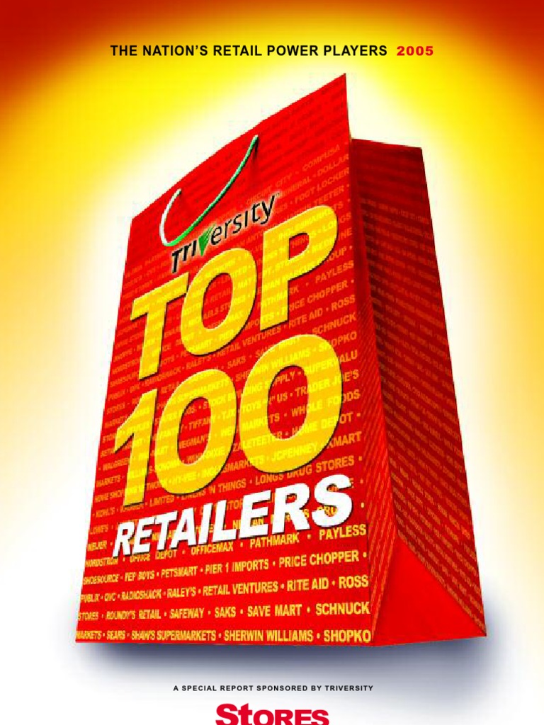 Top 100 US Retailers (Jul 2005) PDF Walmart Retail