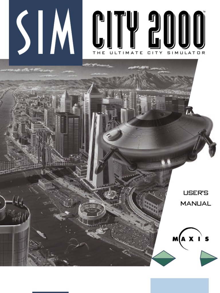 SimCity 2000 Manual | Menu (Computing) | Button (Computing)
