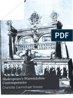 Shakespeare's Warwickshire Contemporaries by Charlotte Carmichael Stopes (1929)
