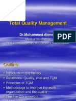 Total Quality Management: DR - Mohammed Alenezi