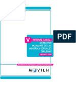 V - Informe Derechos Humanos Minorias Sexuales Chilenas 2006 - Movilh