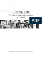 informe - el estado de los derechos humanos en el mundo 2007 - amnistia internacional