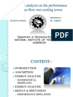 An Exergy Analysis On The Performance of A
