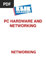 PC Hardware and Networking