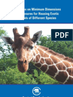 Guidelines On Minimum Dimensions of Enclosures For Housing Exotic Animals of Different Species - Naresh Kadyan