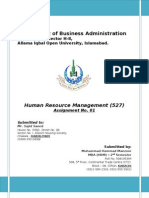 Assignment 1st_527_Human Resource Management