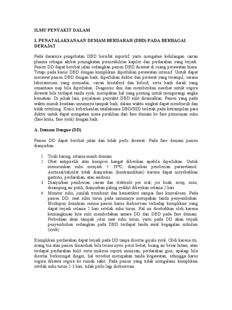 Makalah Demam Berdarah | PDF