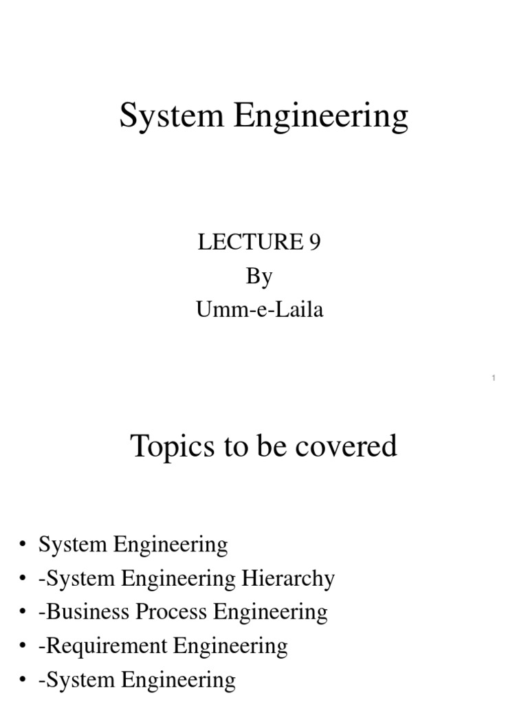 System Engineering Overview and Processes | PDF | Conceptual Model | System