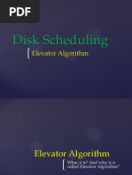 Operating System - Elevator Algorithm