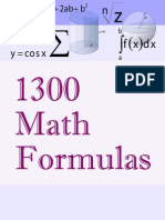 [Math] 1300 Math Formulas