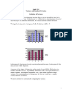 Math 1313 Variance and Standard Deviation Definition of Variance