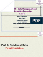 EECS 317 - Data Management and Information Processing: Fall 2012