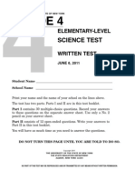 Grade 4: Science Test