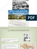 Manuel Histoire Géographie Education civique 3° - Des colonies aux Etats indépendants