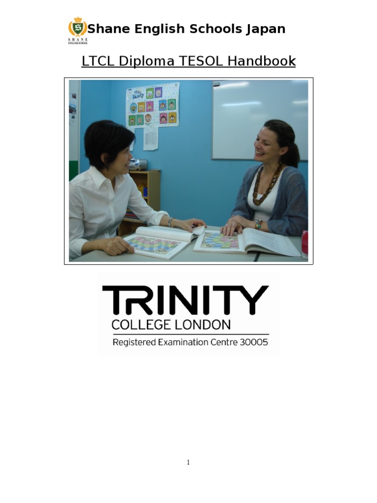 Ltcl Diploma Handbook 12 English As A Second Or Foreign Language Language Education