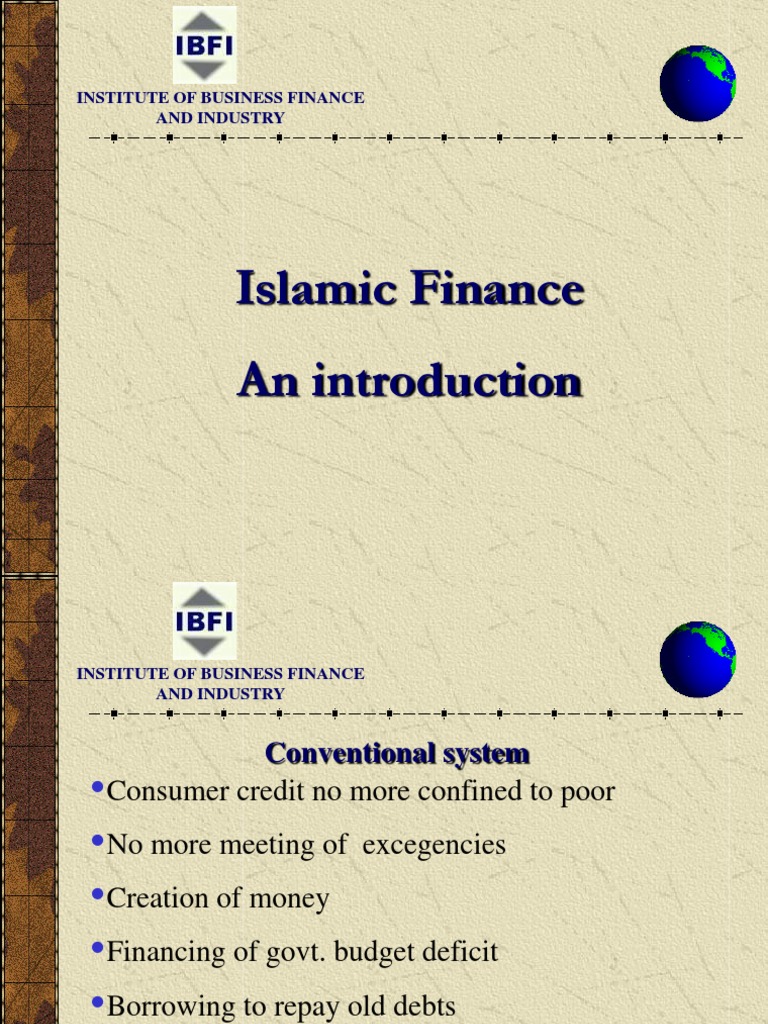 Introduction to Islamic Finance Basics | PDF | Islamic Banking And ...