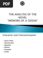 Geisha Memoir Analysis for Students | PDF | Geisha | Narration