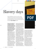 Slavery days; human trafficking in the UK