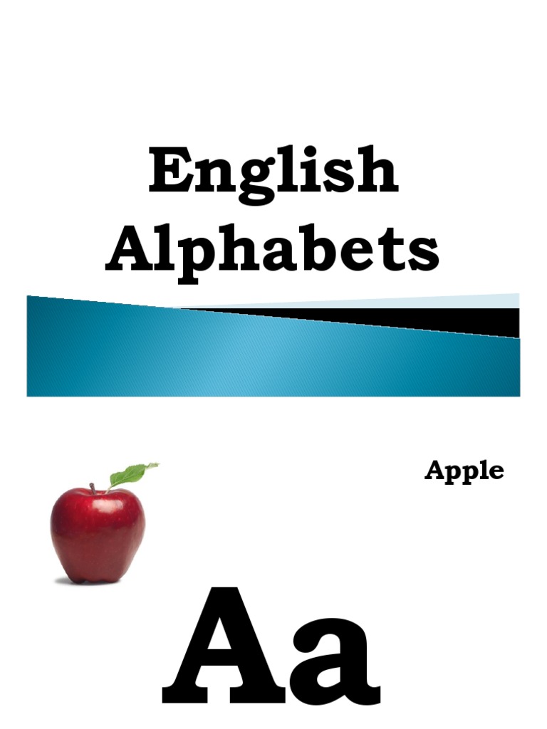 English Alphabets With Words & Un-Animated Images For Kids & Children ...