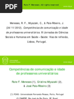 III Jornadas ESTeSLx Rute F Meneses 1 SCRIBD