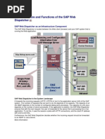 Architecture and Functions of The SAP Web Dispatcher