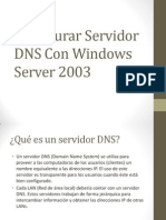 Configurar Servidor DNS Con Windows Server 2003