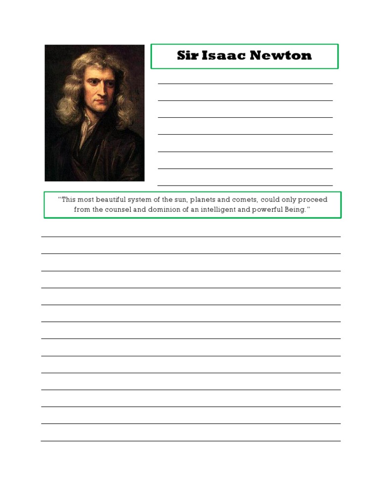Isaac newton's accomplishments image