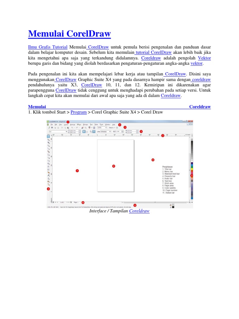 Memulai CorelDraw 1