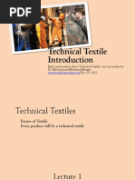 Introduction To Technical Textiles