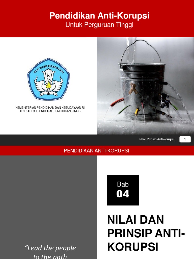 Pendidikan Anti Korupsi Bab 4