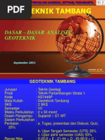 Download Geoteknik Tambang - Dasar-Dasar Kestabilan Lereng by Ignasius Adi R Pratama SN114421028 doc pdf