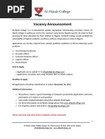 Download Al-Hijrah College is Recruiting  by al_hijrah_college SN114424763 doc pdf
