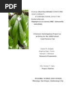 Ampalaya candy research picture