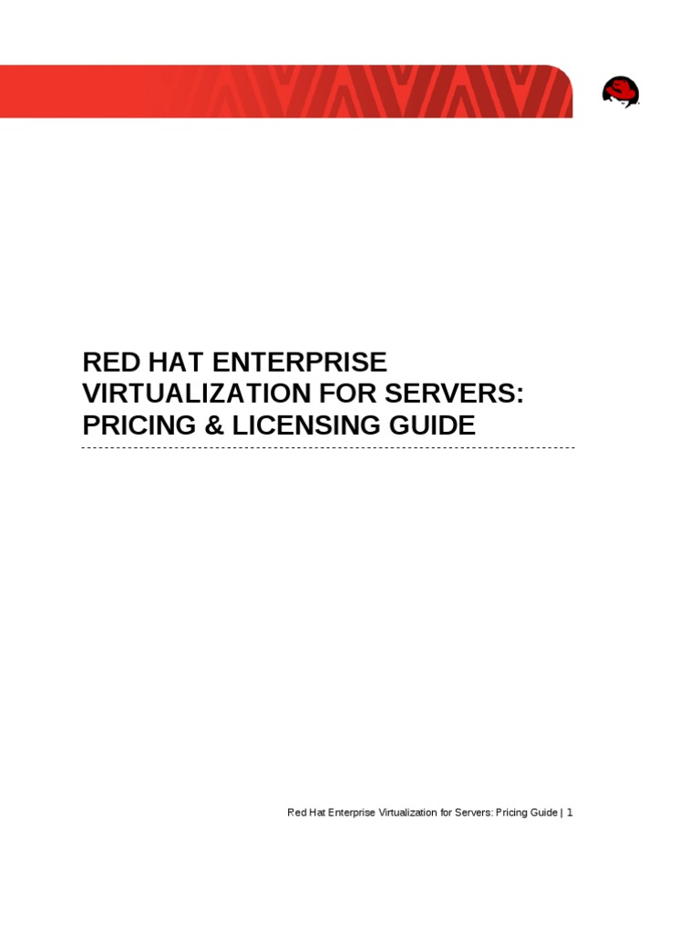 Compare Red Hat Pricing and Licensing Guide PDF Hyper V Red Hat