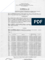 Acuerdo 118 Cierre de Juzgados Noviembre de 2012